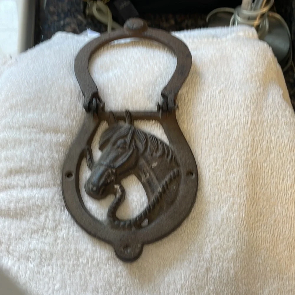 Horse detail door knocker - Picture 2 of 3